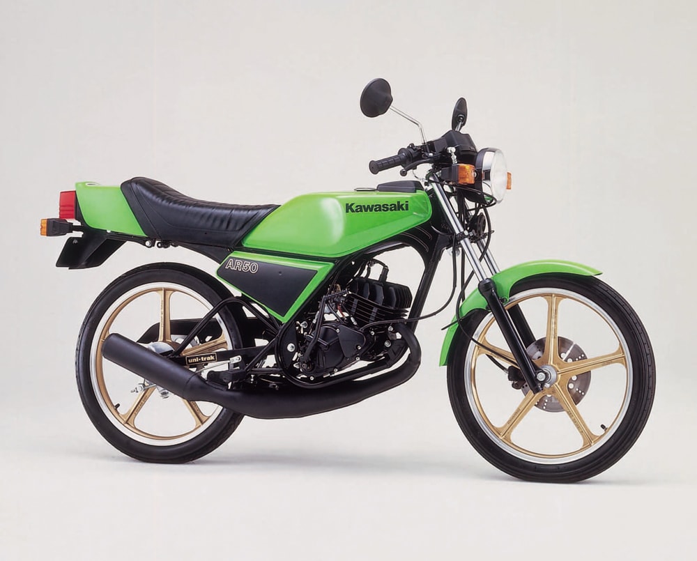 ライムグリーンの純血ゼロハン／1981 AR50 | THE MINORITY | カワサキ