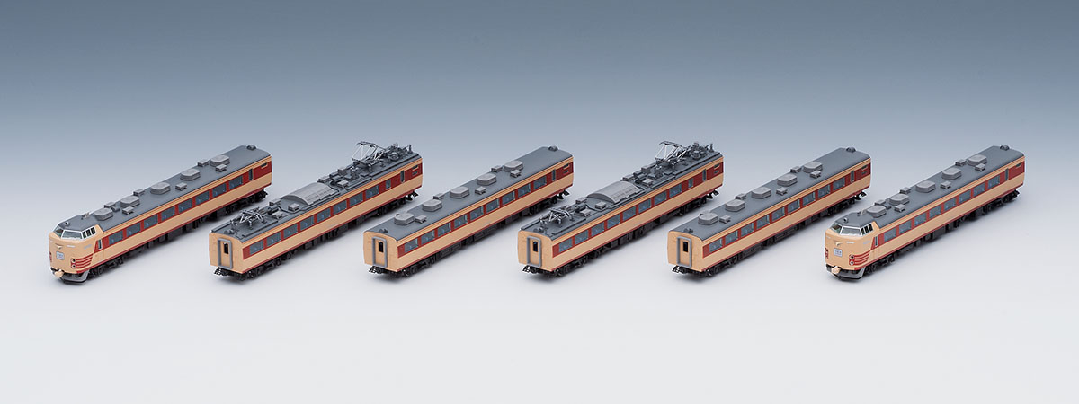 国鉄 485-1000系特急電車基本セット｜製品情報｜製品検索｜鉄道模型