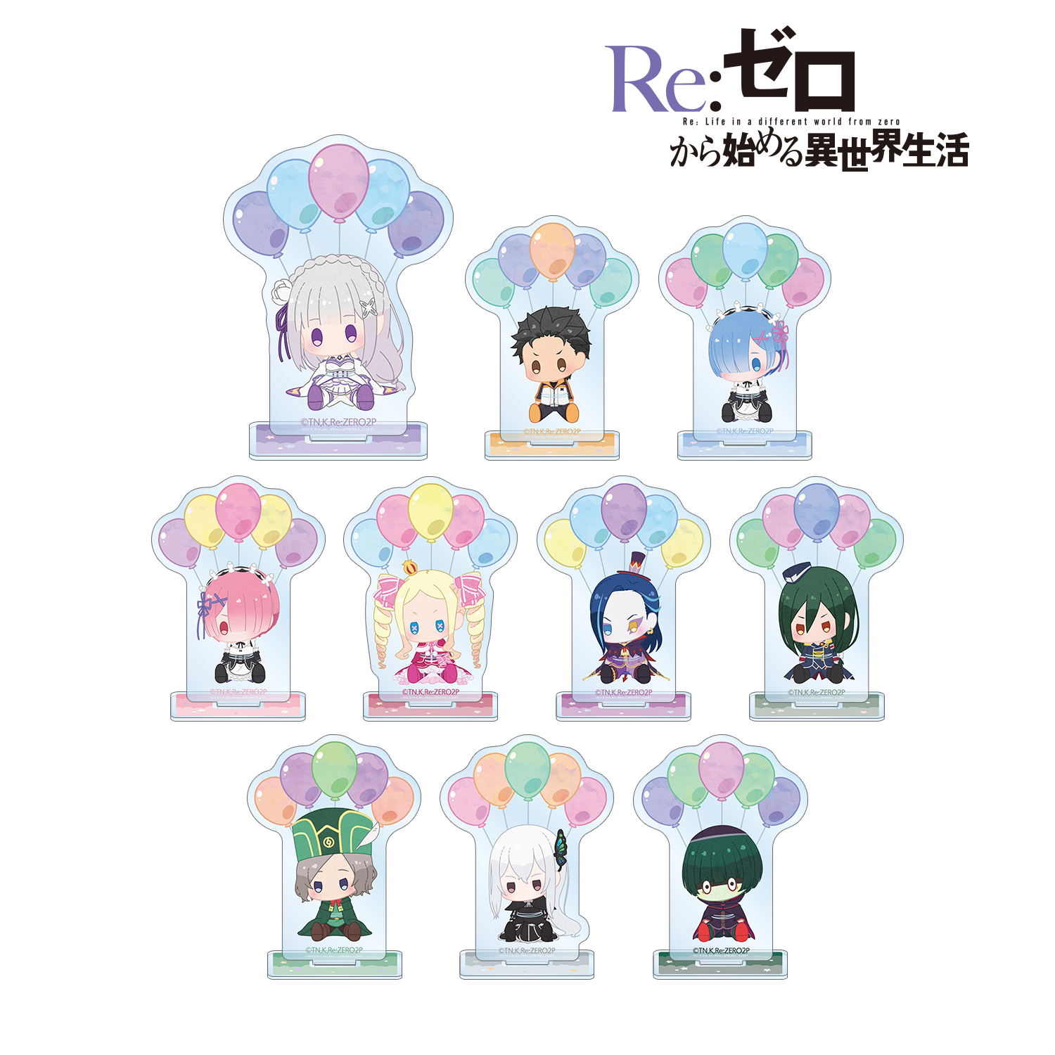 Re:ゼロから始める異世界生活_トレーディング POPOON アクリルスタンド