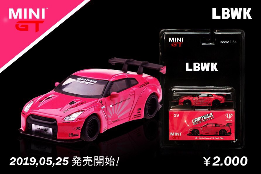 MINI GT LB-WORKS R35 PINK 発売日決定！！ | LIBERTY WALK グッズ代理