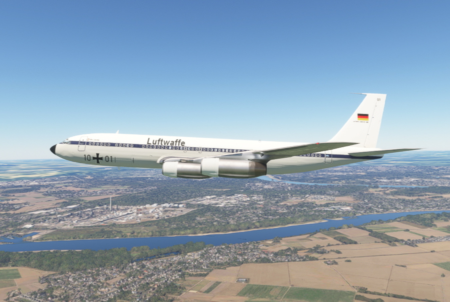 Aeroplane Heaven 707 Luftwaffe 1001 for Microsoft Flight Simulator
