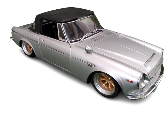 1/18 AUTOart Datsun Fairlady 2000 Silver w/ Box From Japan Model