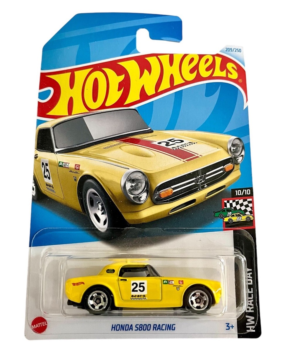 Hot Wheels Honda S800 Racing Yellow #209 Mainline 2024 Case P (In