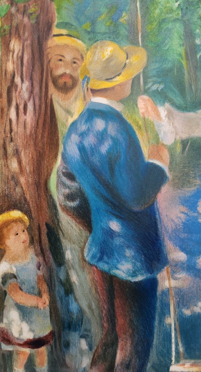Pierre August Renoir Lithograph Signed by Paul Renoir 