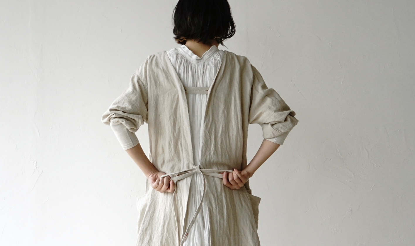 kapoc 2nd. / linen garment dye｜割烹着kapoc（カポック）公式