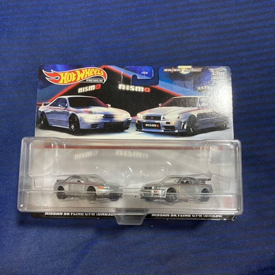 Amazon | ホットウィール スカイラインGT-R 2パック R32 R34 カー