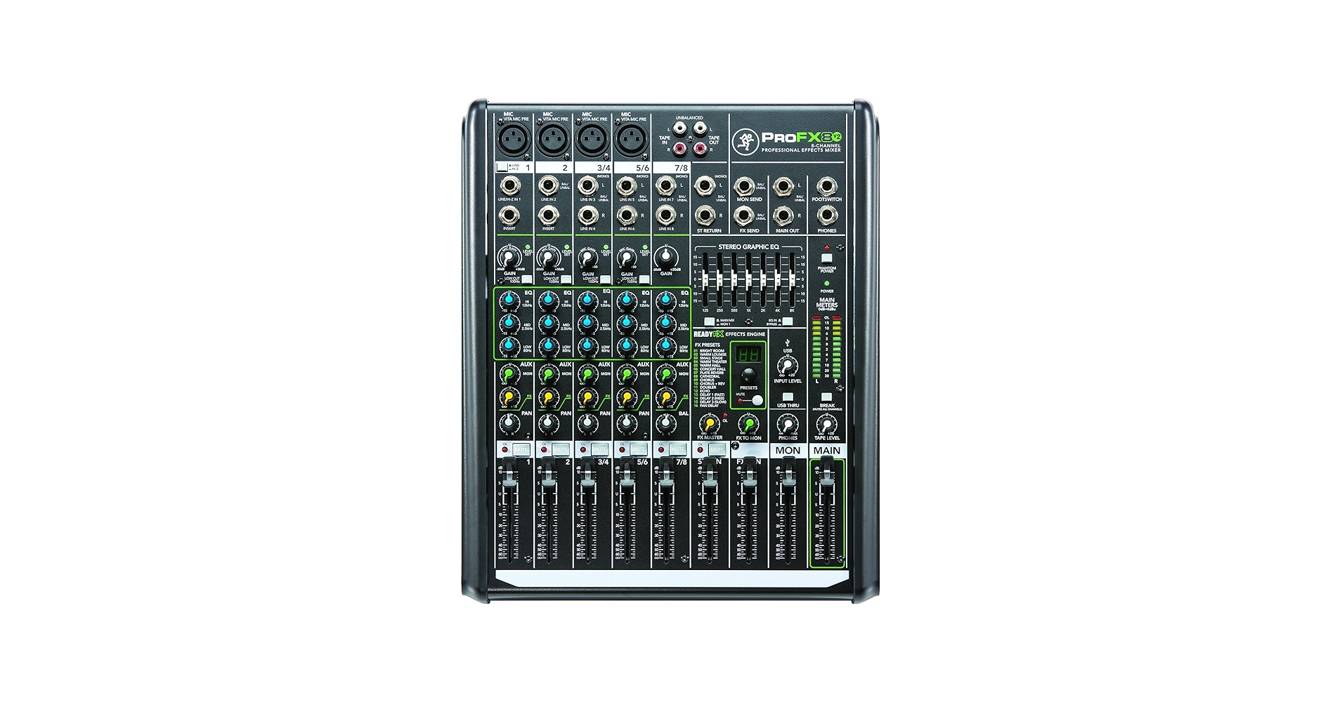 Amazon.com: Mackie ProFX8 Professional Compact Mixer : Musical