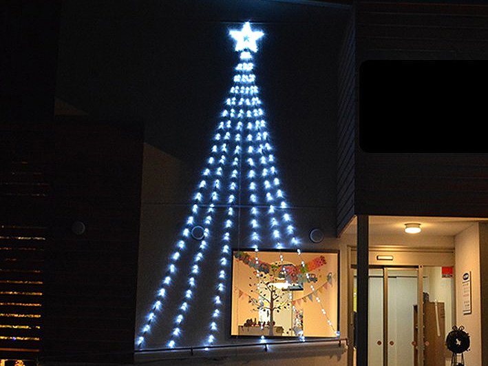 クリスマスにおすすめ！LEDイルミネーション装飾 ドレープナイアガラ