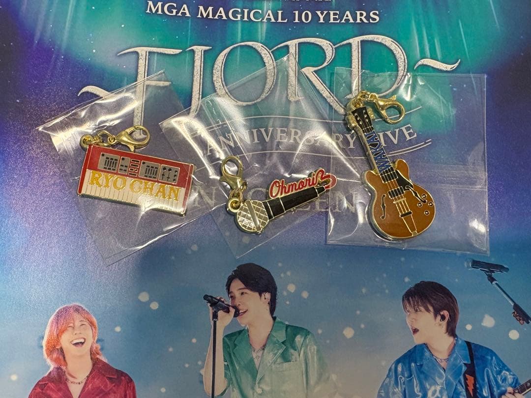 Mrs. GREEN APPLE 映画メタルチャーム♪コンプリート3個セット♪ Mrs GREEN APPLE MGA MAGICAL 10 YEARS FILM メタルチャーム
