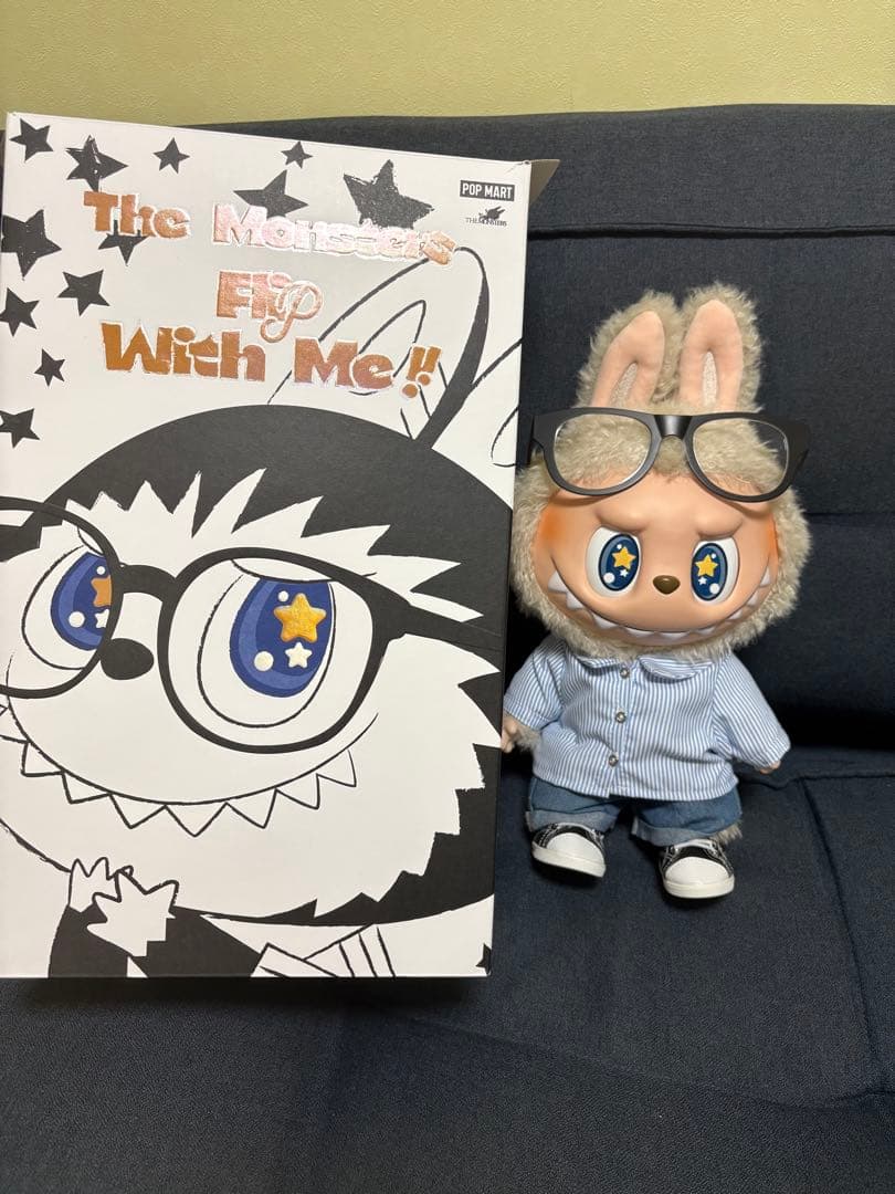 正規品　POP MART　ラブブ　LABUBU FLIP WITH ME POP MART（ポップマート） POP MART THE MONSTERS - FLIP WITH ME