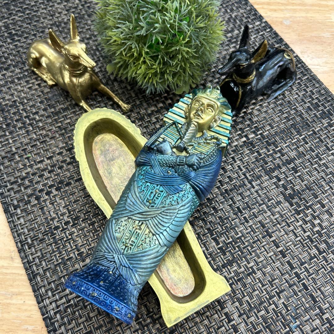 【Bell様】専用ページエジプト　棺　黒アヌビス　オルゴナイト 楽天市場】古代エジプト死者の神アヌビス ANUBIS 6FT. W& BASE S&G