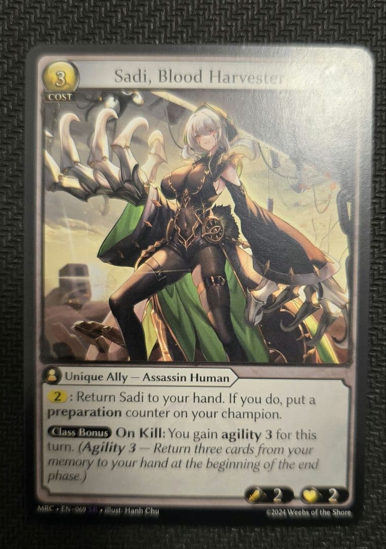 Grand Archive Sadi, Blood Harvester Q81484926