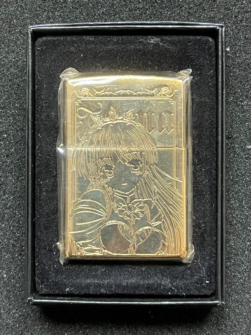 zippo 夜明け前より瑠璃色な フィーナ限定50個 ゴールド　シリアルナンバー zippo 夜明け前より瑠璃色な フィーナ限定50個 ゴールド シリアル