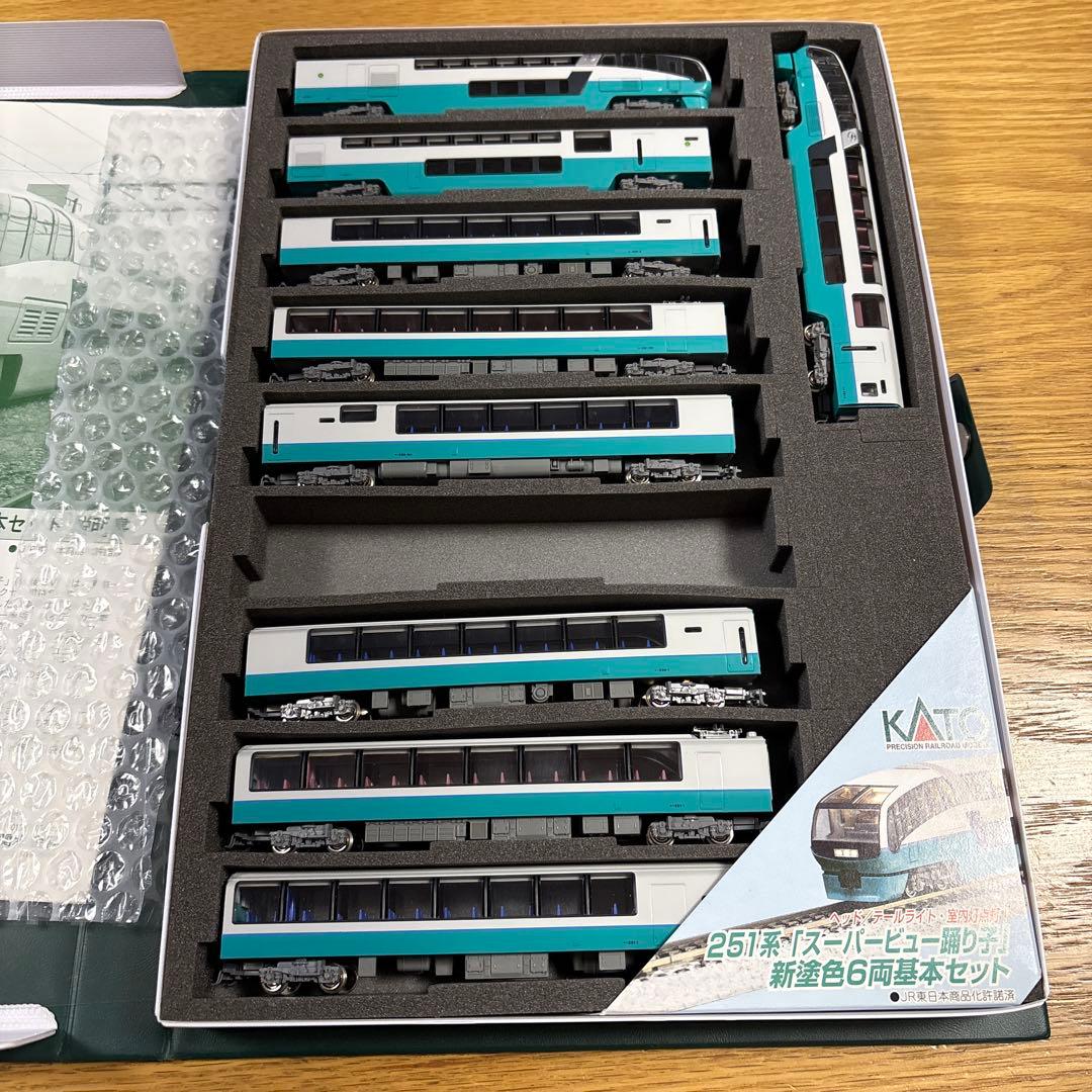 KATO 10-474 251系　スーパービュー踊り子　新塗装　9両セット Amazon | KATO Nゲージ 251系「スーパービュー踊り子」 登場時塗装 10