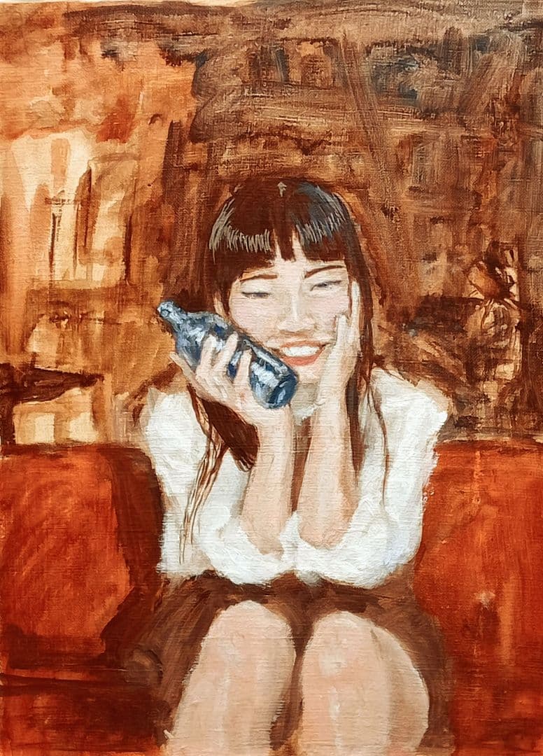 女性の肖像画 油絵 若い婦人の肖像 文化遺産オンライン