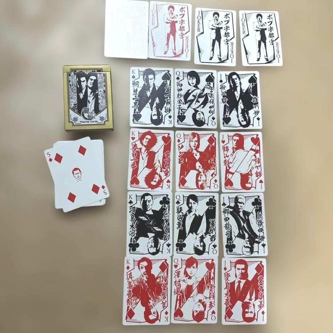 新品未使用　龍が如く　特製トランプ　非売品 7月1日から大阪・梅田に「龍が如く」グッズの自動販売機が登場！I LOVE