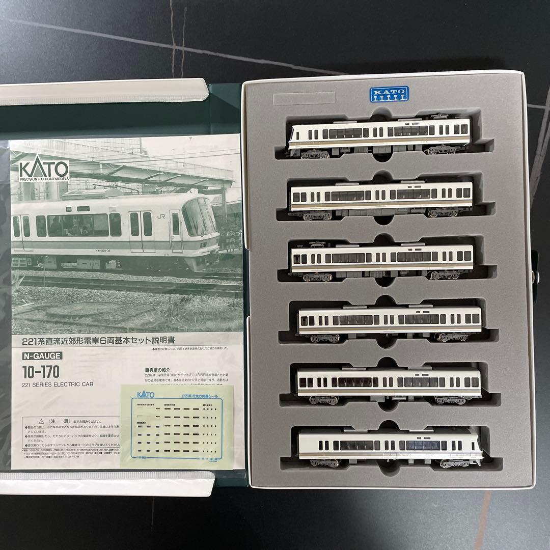 KATO 221系直流近郊形車両　6両基本セット 美品 Yahoo!オークション - KATO 221系大和路快速6両セット 加工品