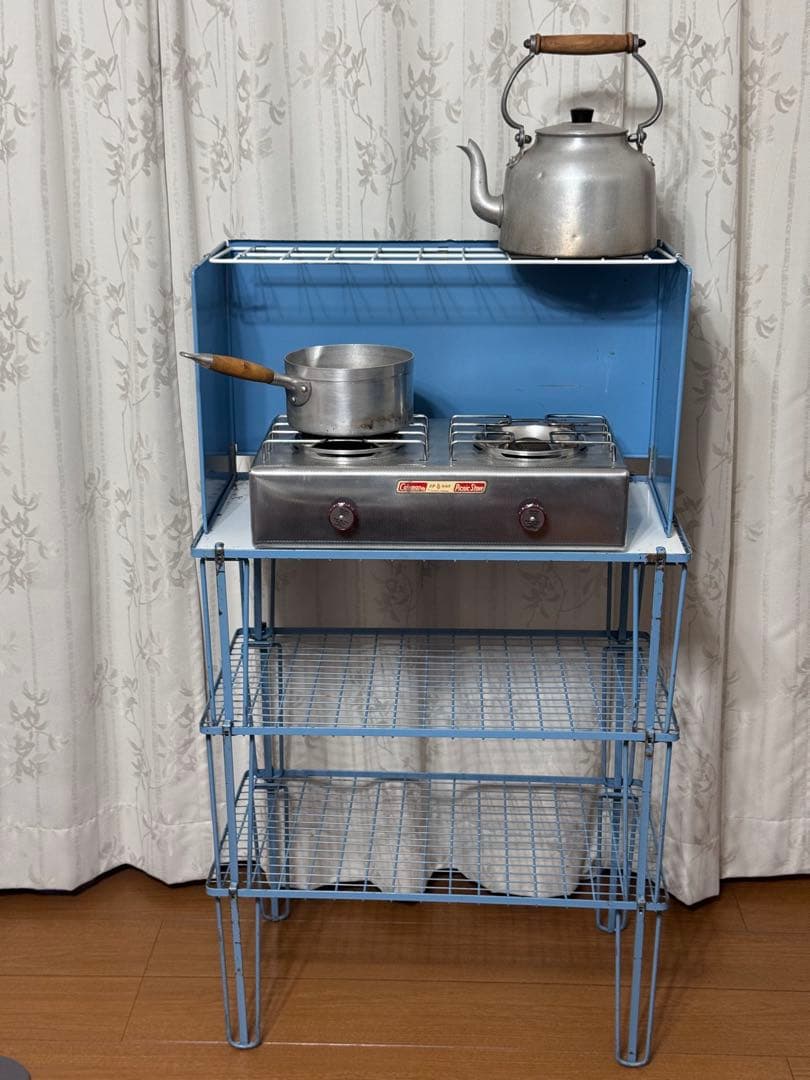 HAGO ハゴ　ヴィンテージ　キャンプキッチン　キッチンラック 美品 Hago キャンプ キッチン ハゴ フィールドラック キャンプラックの
