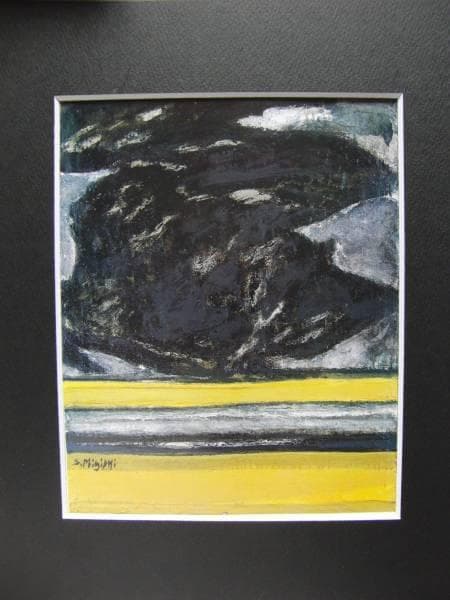 三岸 節子、雲と海の対話（雷）、希少・画集画、新品額装付 三岸 節子、雲と海の対話（雷）、希少・画集画、新品額装付 - メルカリ